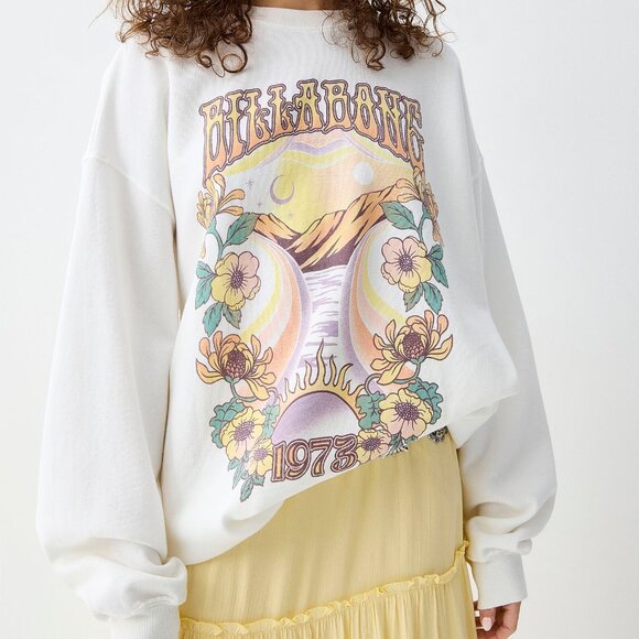 Billabong Landscape Retro Style Sweater - Picture 1 of 3